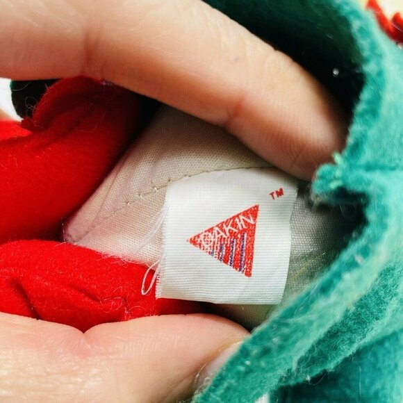 Vintage Dakin Christmas Elf Santa Help Dream Doll Plush Felt Toy Jointed Posable - Picture 9 of 10